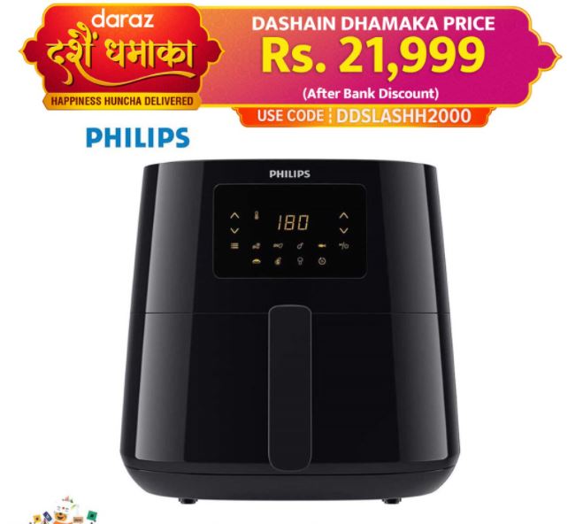 Philips Air Fryer HD9270 with Digital Display