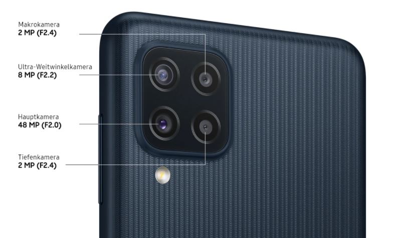 Samsung Galaxy M22 Cameras