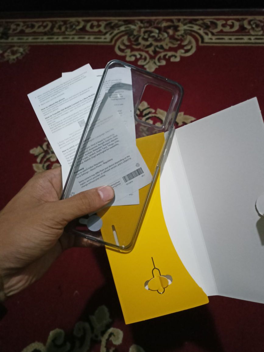 Manuals and Transparent Cover
