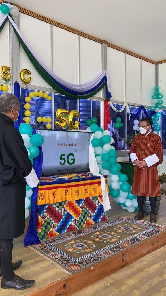 Bhutan Telecom 5G soft launch