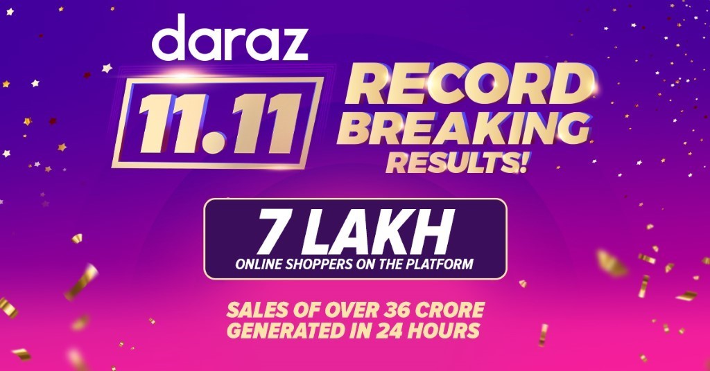 Daraz 11.11 2021 record sales Nepal