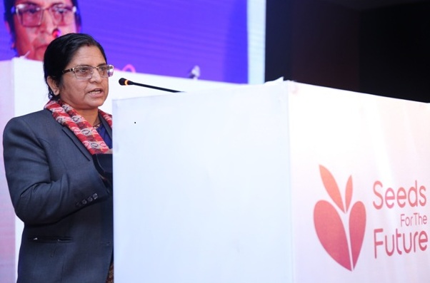 State Minister Bodhmaya Kumari Yadav in Huawei Seeds for the future Nepal