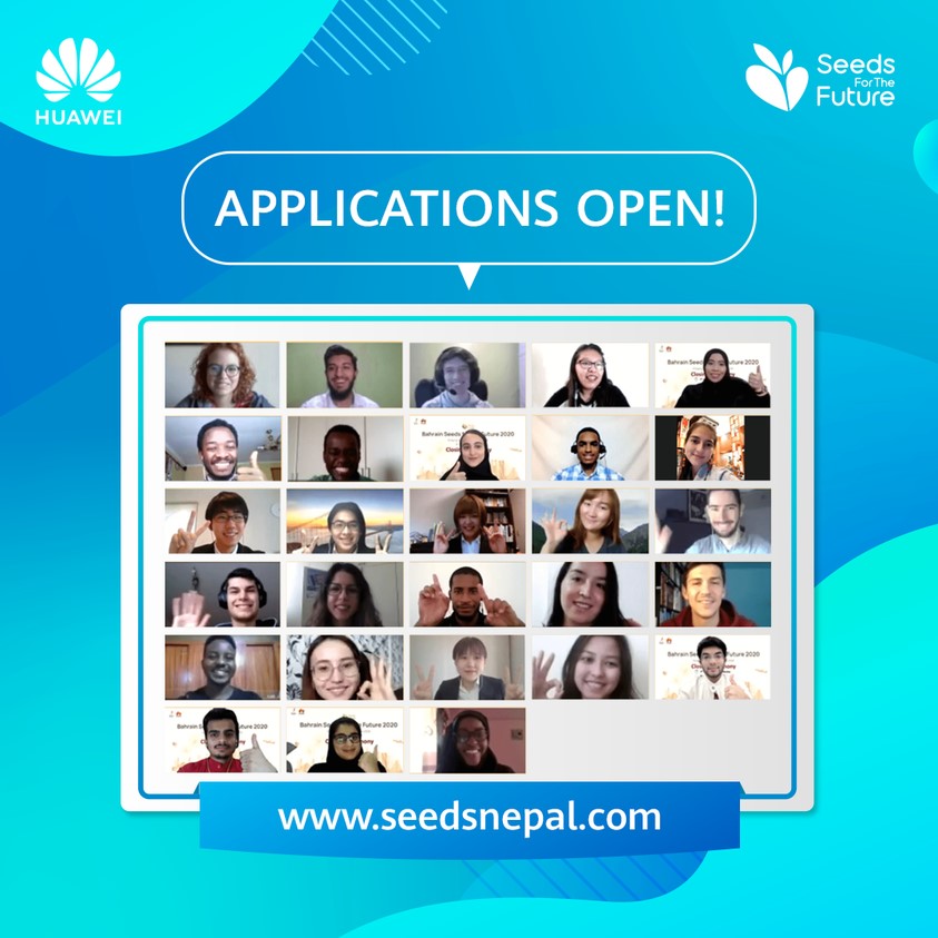 Seeds for the future Nepal Huawei application