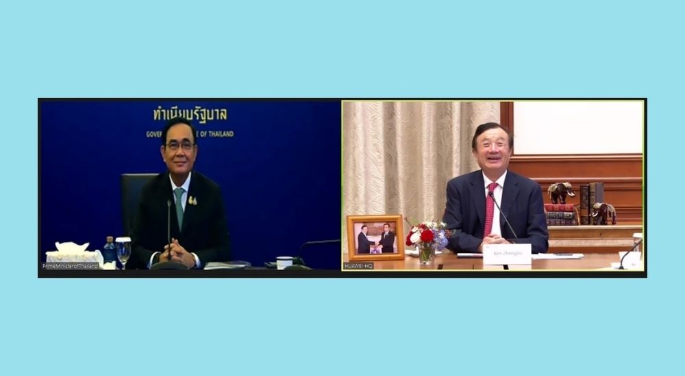 Thai PM meets Huawei CEO Ren