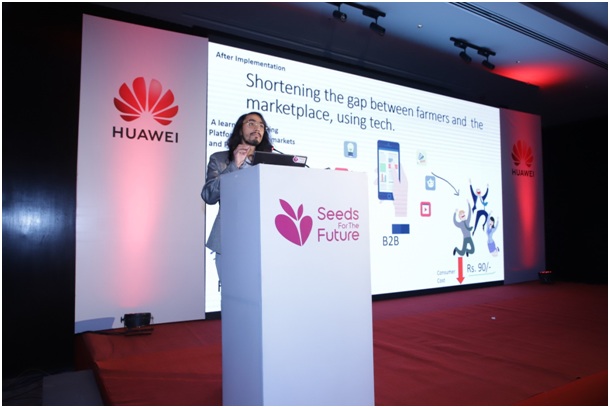 Huawei Nepal Seeds for the future finalist Ankit Khanal