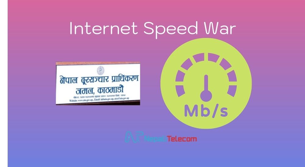 Internet Speed War NTA notice Nepal