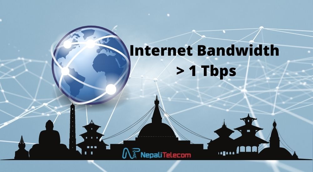 Internet bandwidth of Nepal 1 Tbps