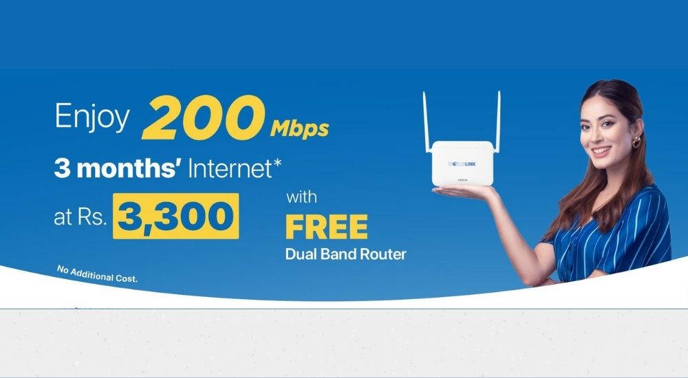 WorldLink 200 Mbps internet