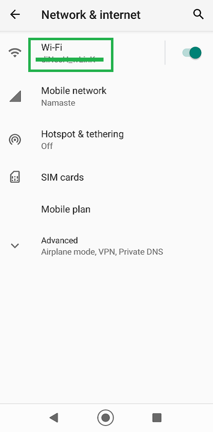 find saved WiFi password on Android