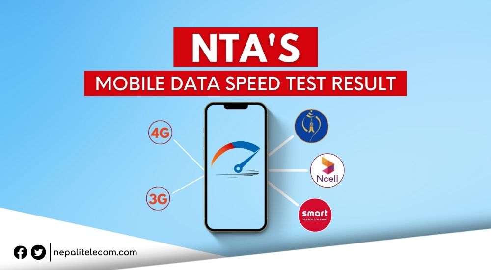 NTA Mobile data speed test result Ntc Ncell Smart Cell