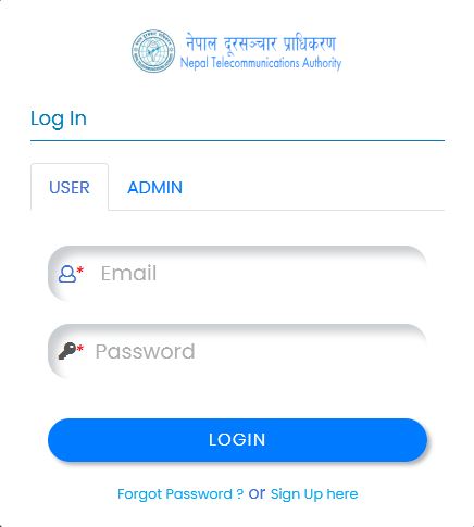 NTA mobile service network test survey web app interface