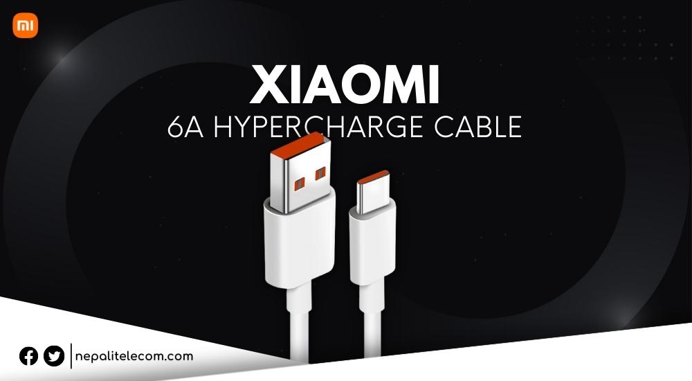Xiaomi 6A HyperCharge Cable 120W Price in Nepal