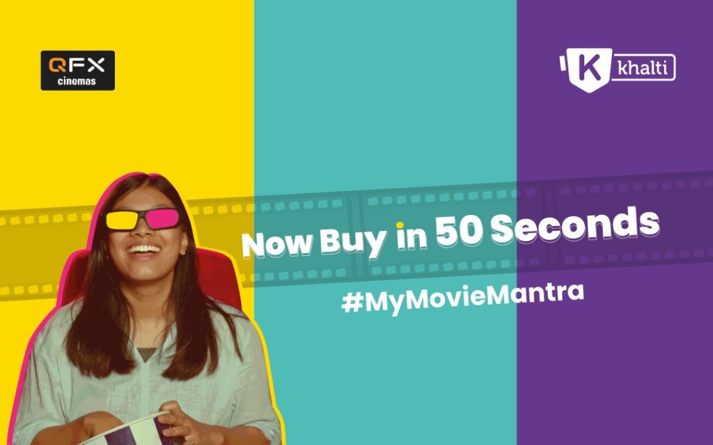 Khalti buy QFX movie ticket
