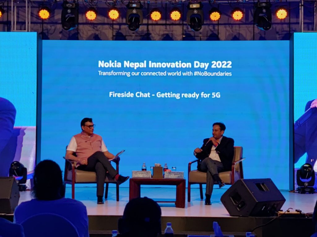 Nirvana Chaudhary at Nokia Nepal Innovation event