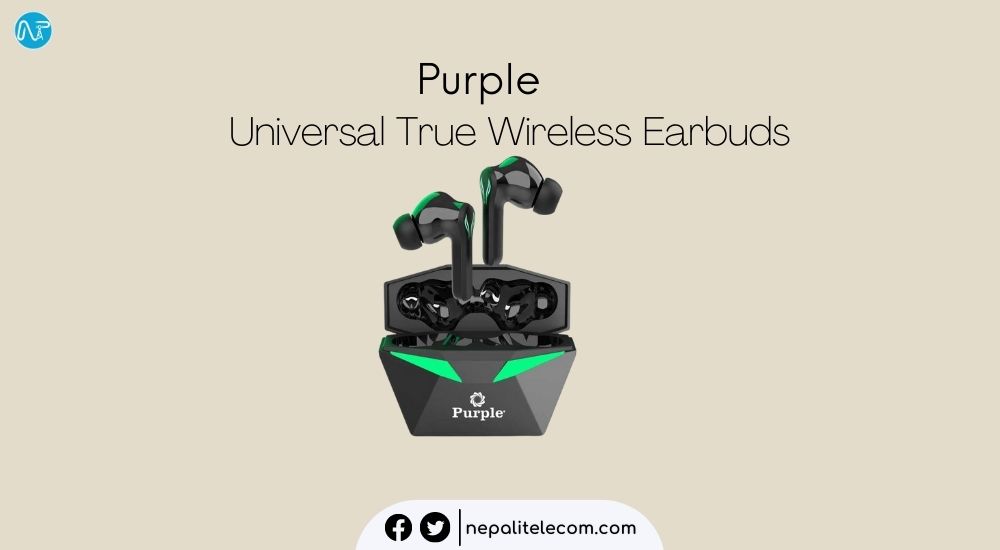 Purple Universal True Wireless Earbuds Price in Nepal