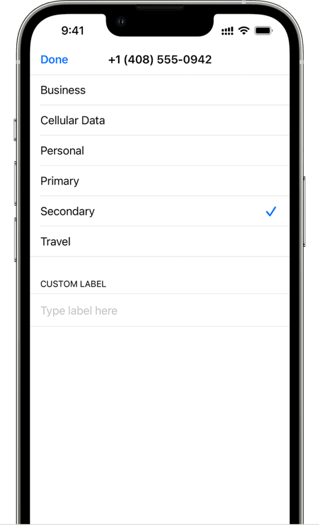 Dual SIM settings on iPhone