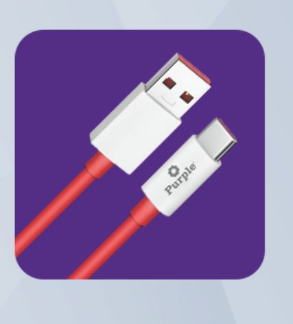 Purple PDFC-001 Data Cable