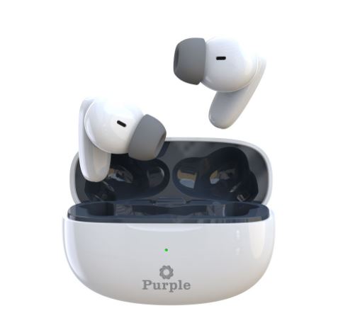 Purple Wireless Buds PEB-004