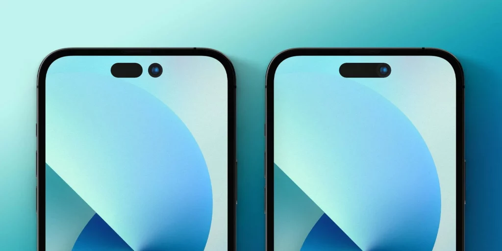 Pill-Shaped Notch on iphone 14 Pro models