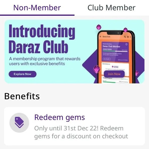 Daraz Club benefits