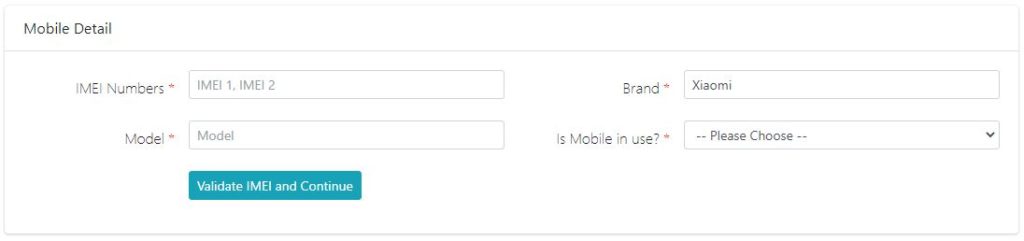 phone MDMS registration