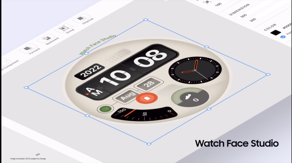 Watch Face Studio on One UI 5.0