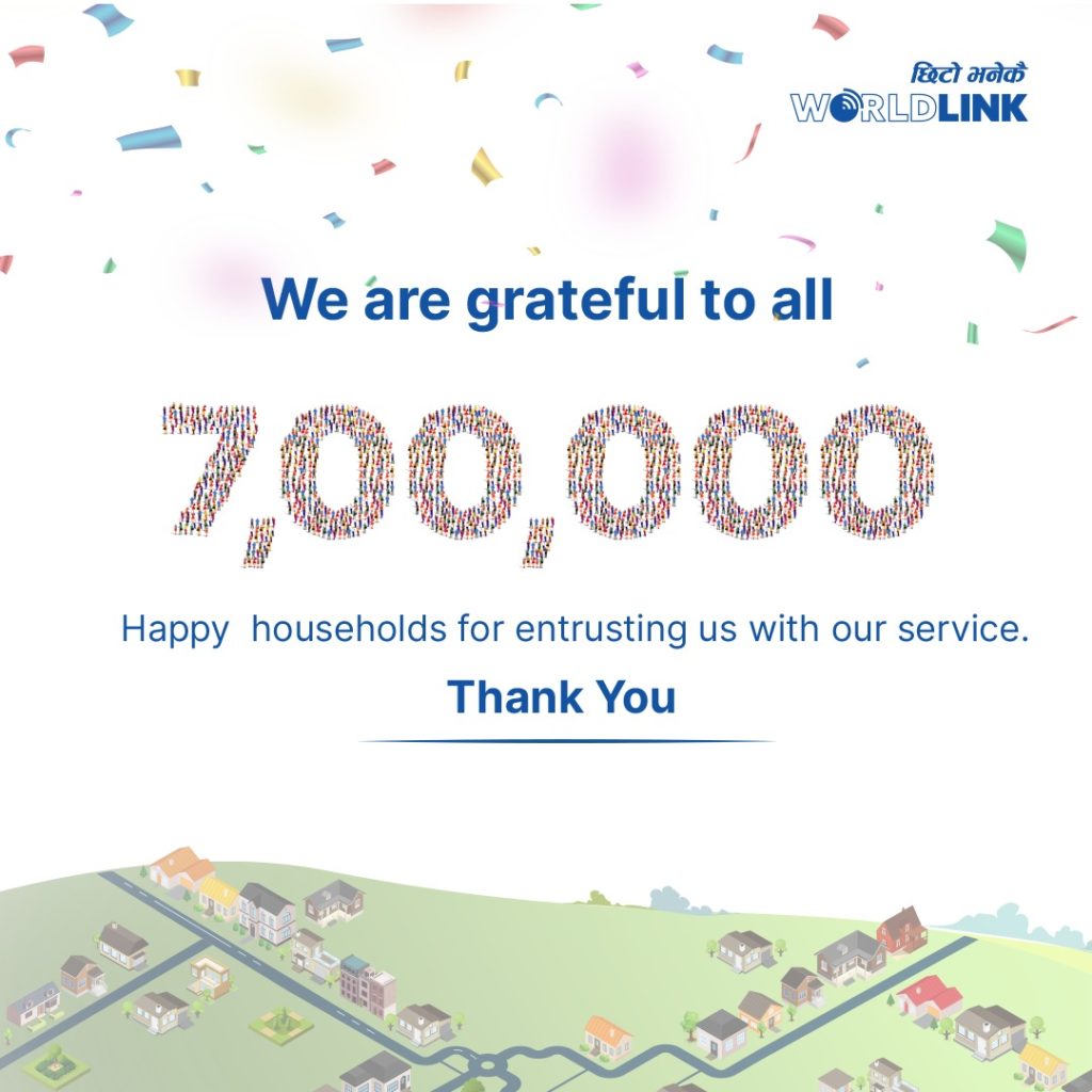 Worldlink 7 lakh subscribers