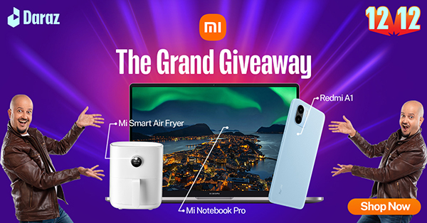 Daraz 12.12 2022 mega giveaway