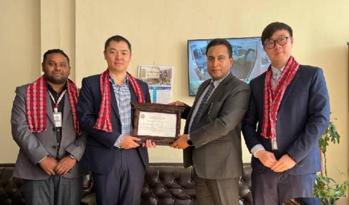 Huawei Nepal Certificate of Appreciation