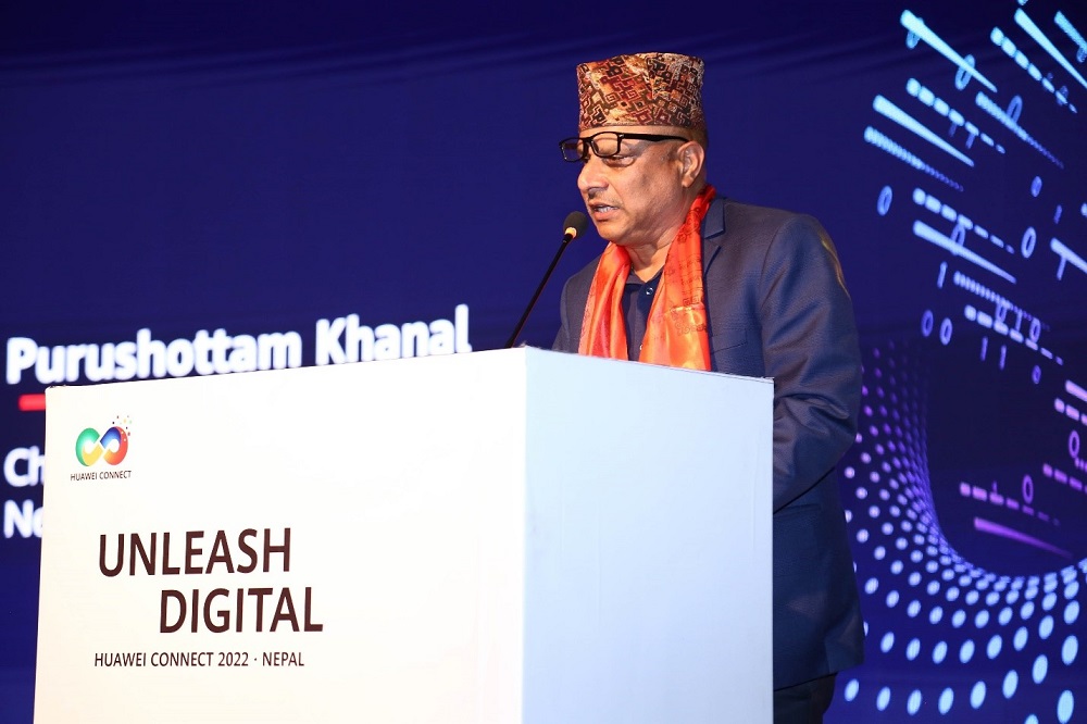  Mr. Purushottam Khanal, Chairman of Nepal Huawei connect 2022 Nepal