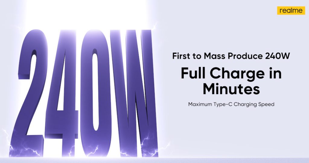 Realme 240W Fast Charging