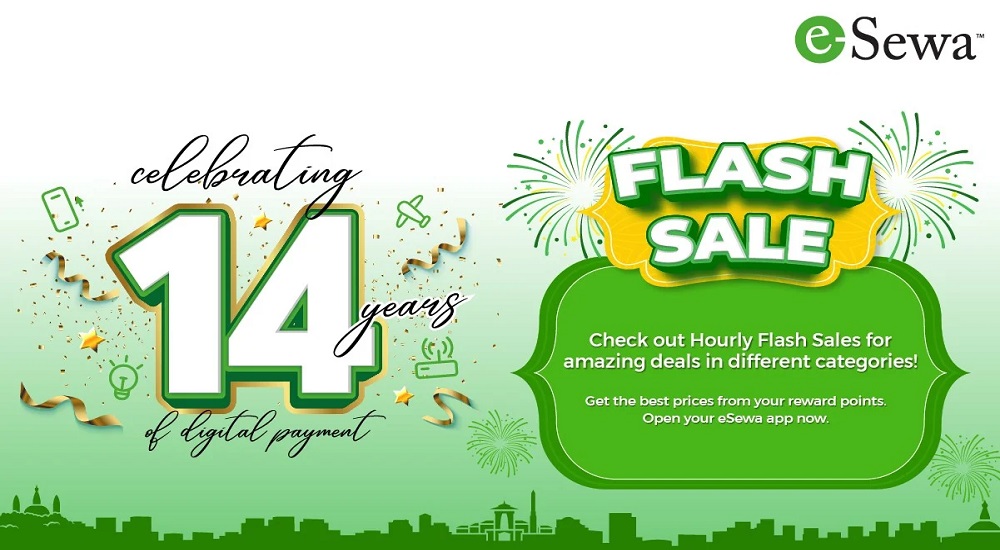 eSewa 14th anniversary offers