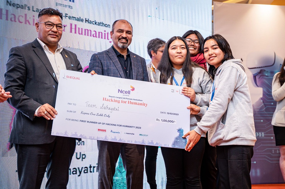 Ncell Shequal Foundation Hacking for hackathon Team Sahayatri