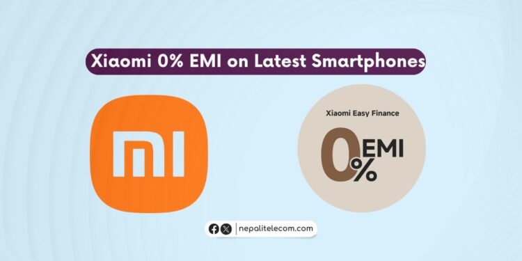 Xiaomi Easy finance 0 percent EMI offer