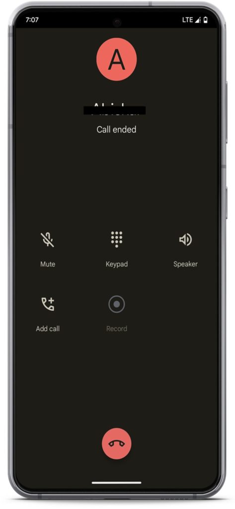 call error messages