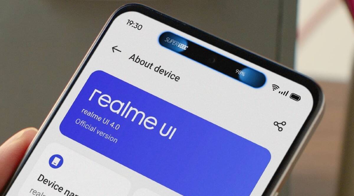 realme Android Dyanamic island mini capsule phone