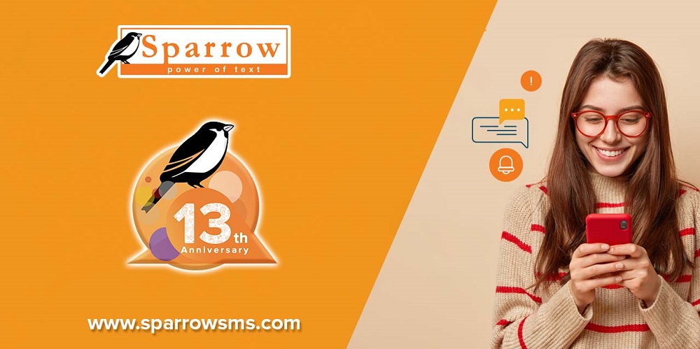Sparrow SMS 13th anniversary