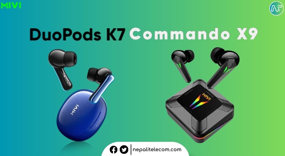 Mivi DuoPods K7 & Commando X9 Price in Nepal