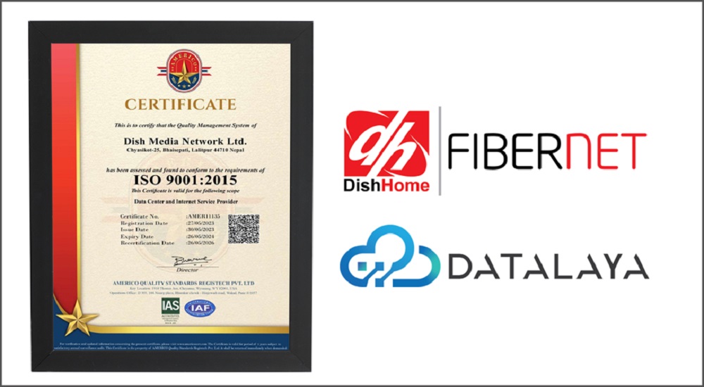 Dish Home ISO certification
