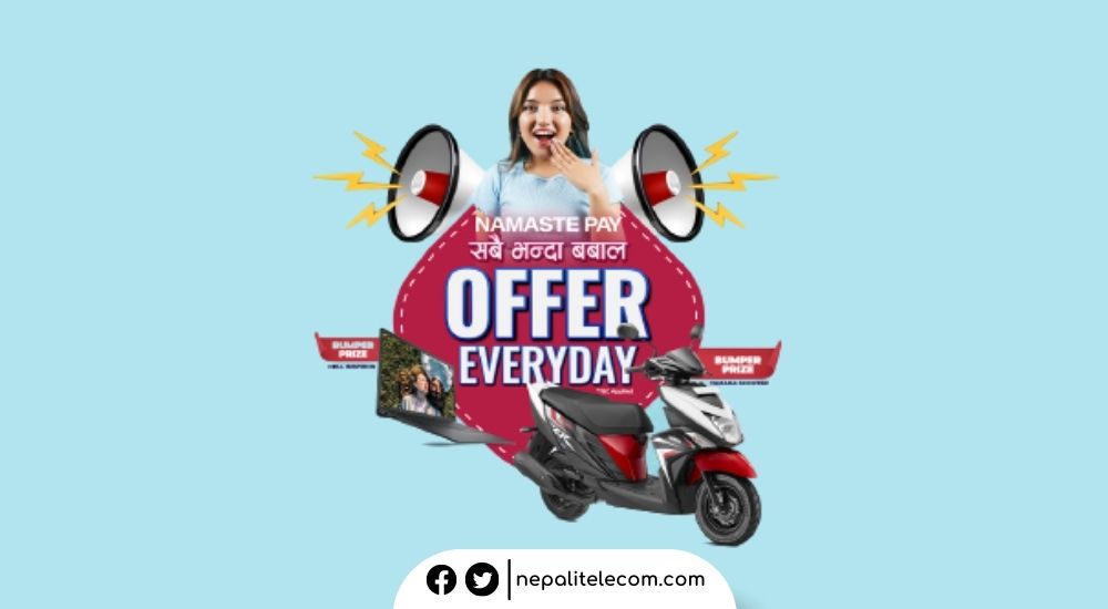 Namaste Pay New offer win scooter laptop