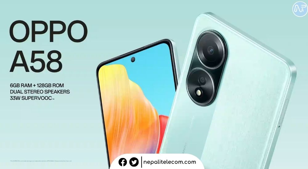 Oppo A58 Price in Nepal