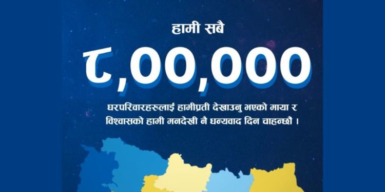 worldlink 8 lakh customer
