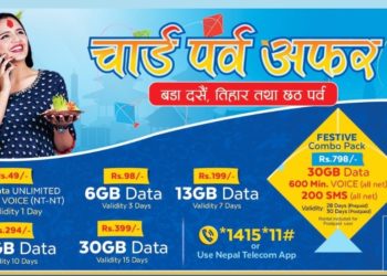 Ntc Dashain Festival Offer 2080