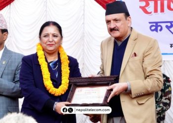 Nepal Telecom Awarded highest income tax paying company FY 2079 80