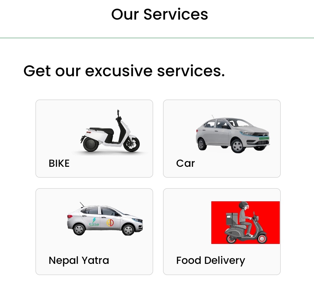 eDrive Nepal services