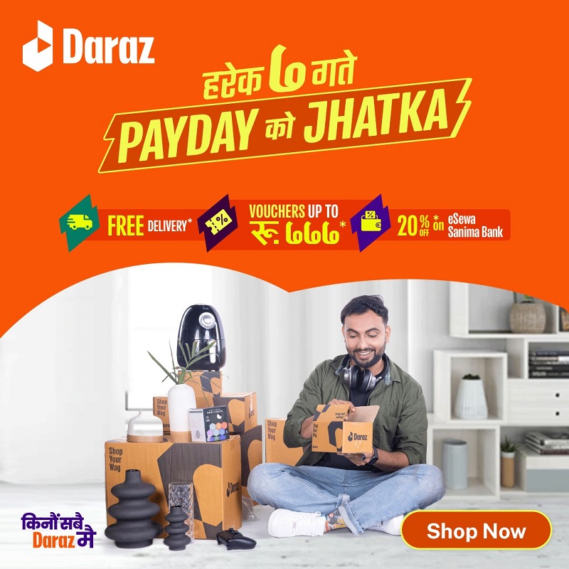 daraz payday ko jhatka sale