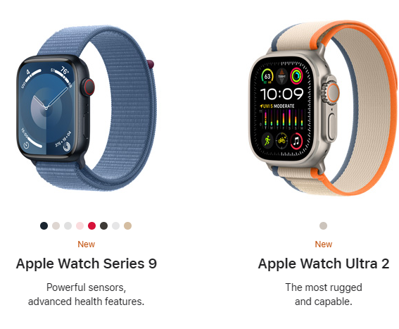 Apple Watch series 9 and Watch Ultra 2