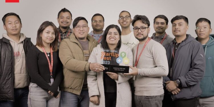 Hamro patro health startup of the year award cniyef