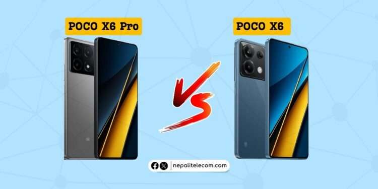 Poco X6 Pro Vs Poco X6 Comparison