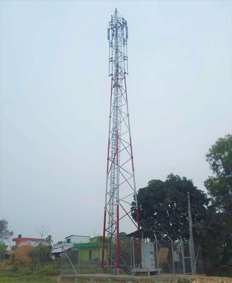 Ncell 4G Tower in Lumbini